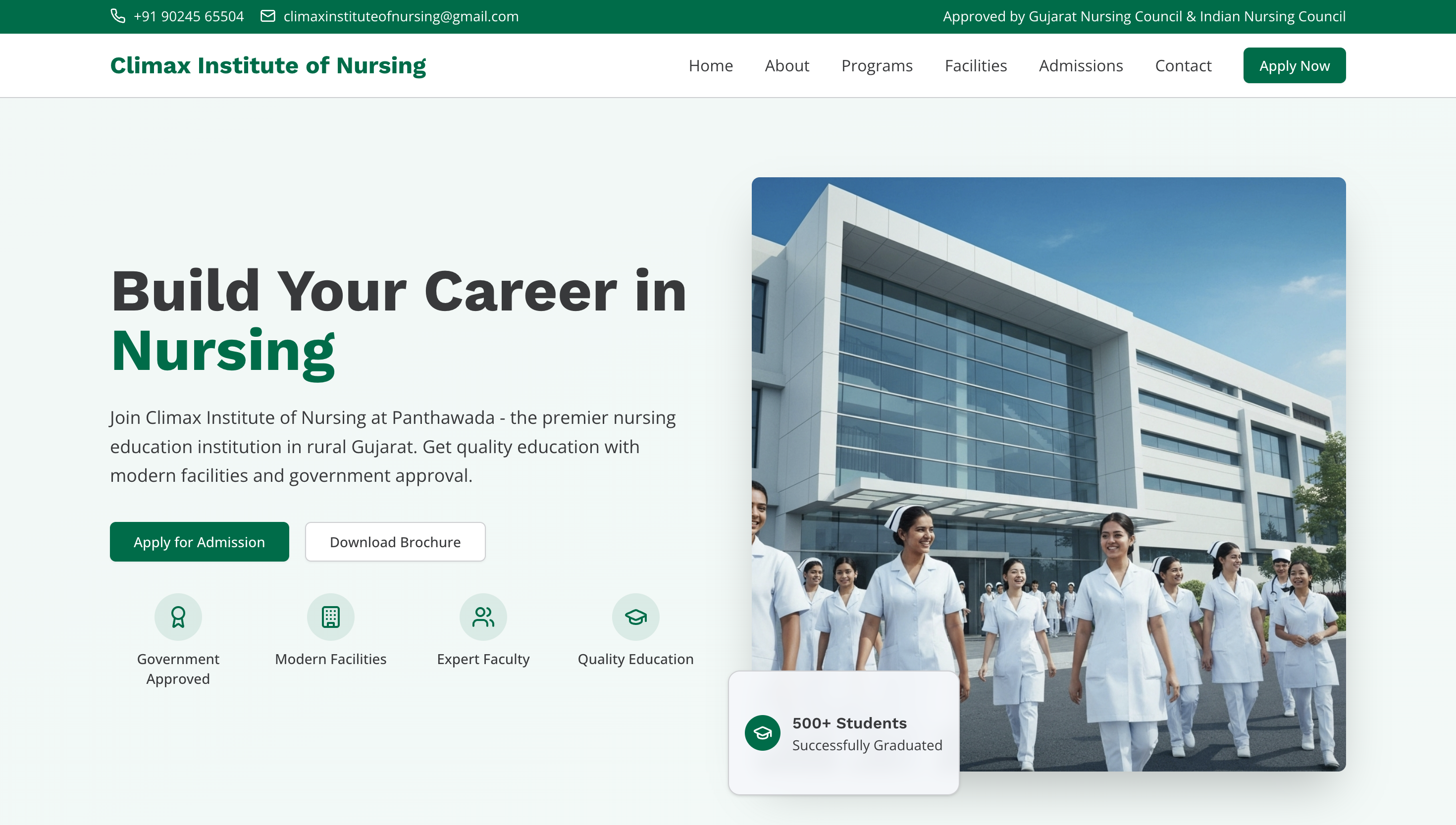 Climax Institute of Nursing preview