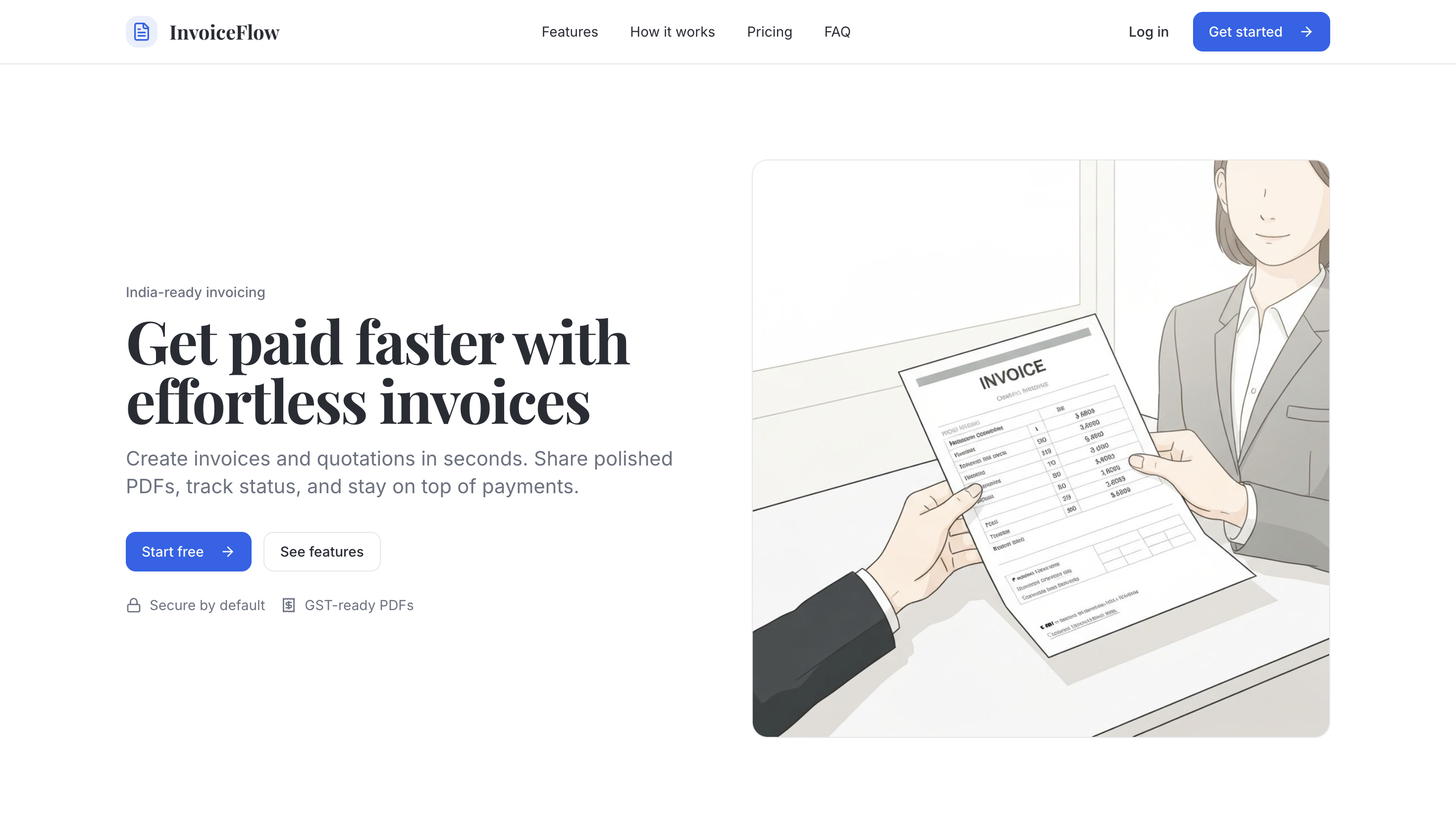InvoiceFlow preview