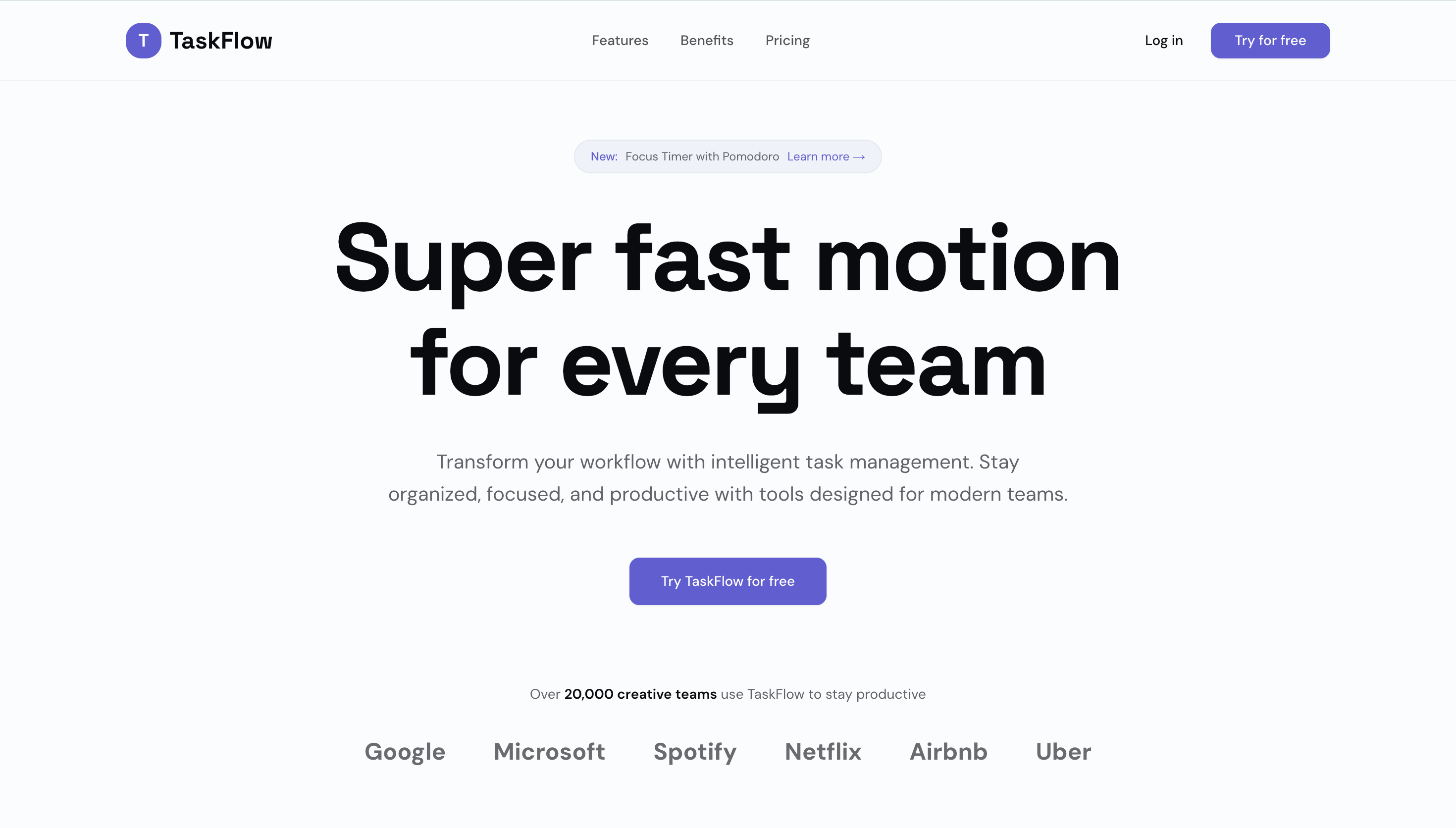 TaskFlow – Modern Task Management for Teams preview